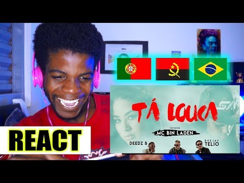 ANGOLA REACT: Deejay Telio, Deedz B, MC Bin Laden - Tá Louca (Video Oficial)