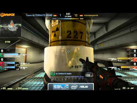 ALTERNATE vs. mousesports | Finale, EMS One Qualifier Germany 2014 | de_nuke Map 2