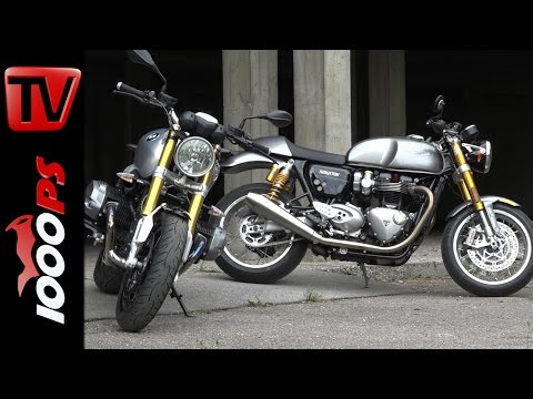 Triumph Thruxton R gegen BMW R nineT | Die Entscheidung