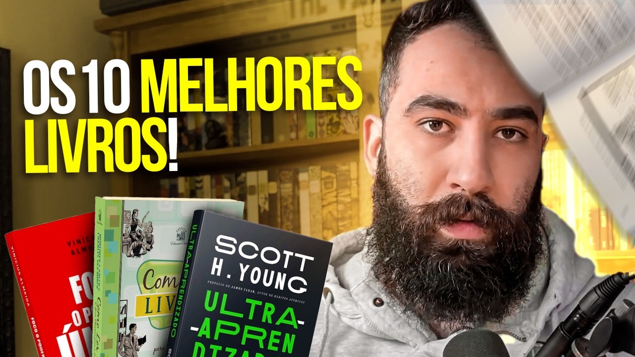 LIVROS que me fizeram CRESCER na internet | 10 livros fundamentais para mim