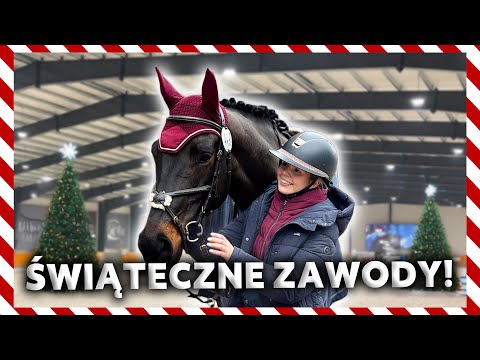 FIRST INDOOR COMPETITION THIS SEASON 🐴❤️ | Christmas horse competition in Krajków 🎅🏼🎄