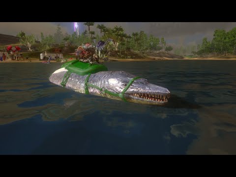 Taming high level Basilosaurus in ark surivial evolved part 32
