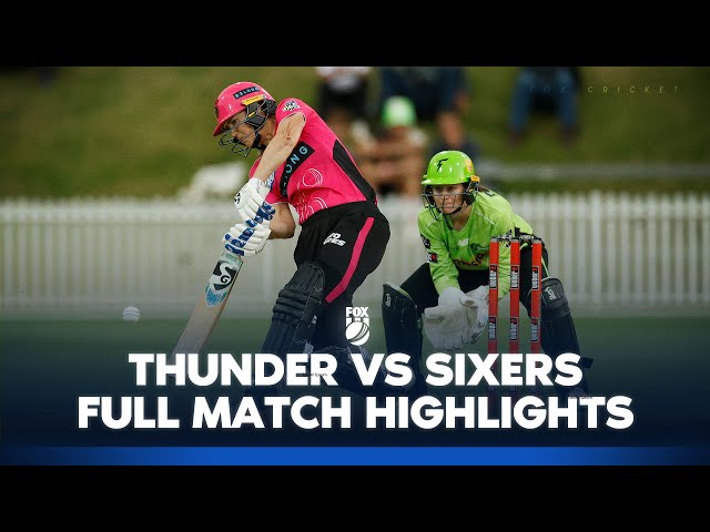 Sydney Thunder vs Sydney Sixers | WBBL11 Full Match Highlights I Fox Cricket