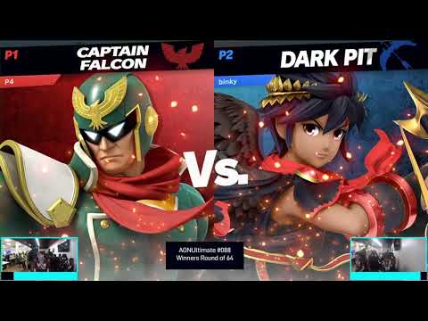 Binky (Dark Pit) vs Spurple IV (Falcon) | AONUltimate #088 Winners Round of 64