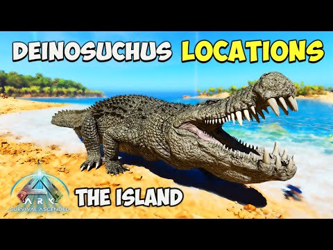 ASA Deinosuchus Spawn Locations | ARK Ascended The Island