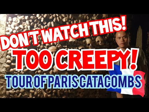 Scary Tour of Paris Catacombs