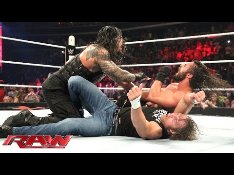 Roman Reigns & Dean Ambrose vs. Kane & Seth Rollins - No Disqualification Tag Team Match: Raw, June