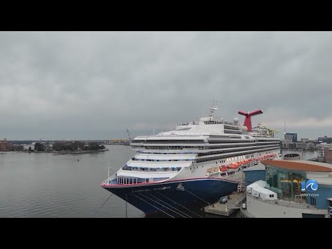 Thumbnail for Carnival Sunshine docking delayed due to forecast