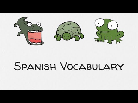 How to say "Alligator, Turtle, & Frog" in Spanish