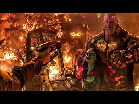 Star Lord Tries to Kill Gamora / Thanos vs Star Lord Scene - Avengers: Infinity War Movie Clip HD