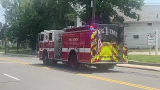 Nashua NH Engine 1 responding to a Medical Aid Call 6/23/2025
