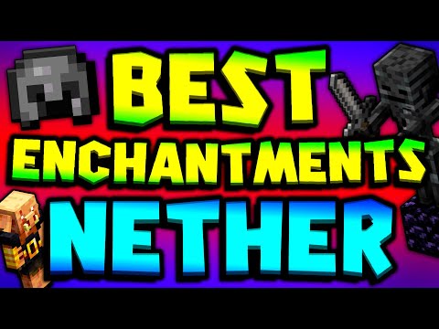 The BEST ENCHANTMENTS For Gear In THE NETHER |Minecraft Bedrock Edition|MCPE|MCBE