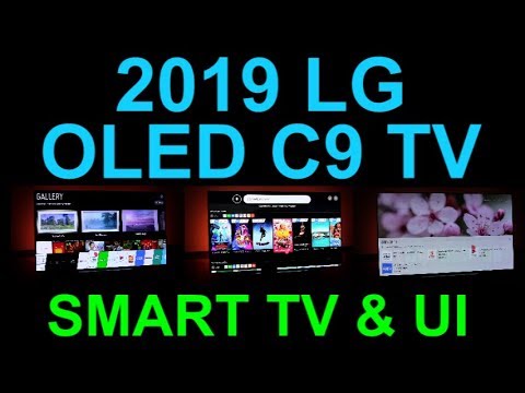 LG OLED C9 SMART TV and USER INTERFACE Demo 65 Inch 4K HDR C9PUA Television