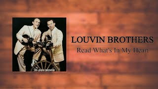 The Louvin Brothers - Read What&#39;s In My Heart