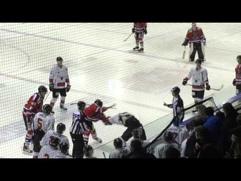 Rare, Hockey brawl time in Mulhouse