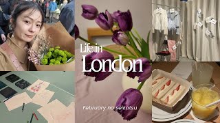 【London vlog】カワイイダイスキ❤️‍🔥アラサー主婦の日常　カフェ🫖 | 美術館とショップ巡り🏛️ | marylebone | flowermarket🪻