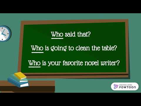 Interrogative Pronouns