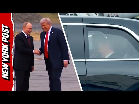 WATCH: Trump and Putin Ride Together to Joint Base Elmendorf-Richardson in Alaska