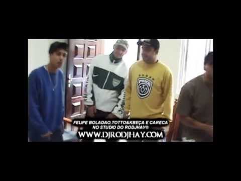 MC FELIPE BOLADAO , CARECA , TOTTO & KBEÇA - MEDLEY NO STUDIO DO RODJHAY 2008