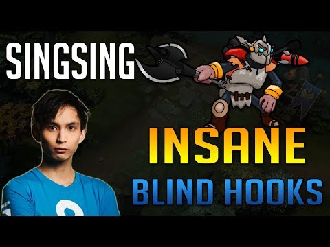 SingSing - INSANE clockwerk hookshots | Dota 2 WTF Hooks