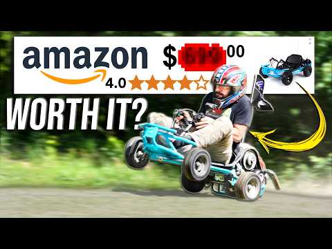 We Bought the Cheapest Go Kart on Amazon and Swapped in a Racing Engine (8X Power Swap!)
