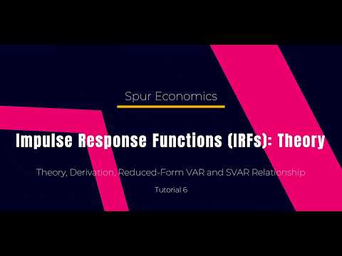 Tutorial 6 Impulse Response Functions Irfs Theory