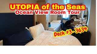 WOW!!!! UTOPIA of the Seas/Ocean View Spacious room/Nov 2025