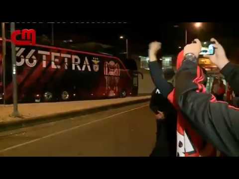 Recepção aos jogadores do BENFICA na Chegada a LISBOA