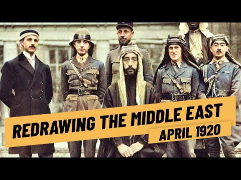 Redrawing the Map of the Middle East in 1920