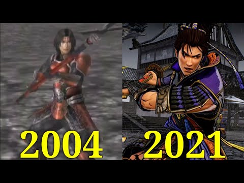 Evolution of Samurai Warriors Games 2004-2021