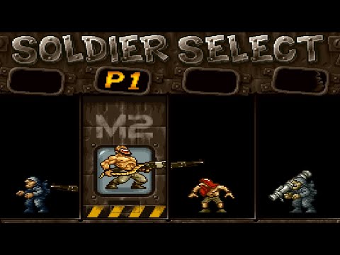 Metal Slug X Soldier Rebel + Allen O'Neil (Hack Version)