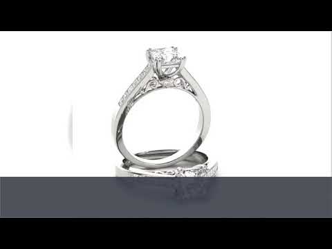 Excellent 1.25 ct Princess Cut SONA Diamond Ring