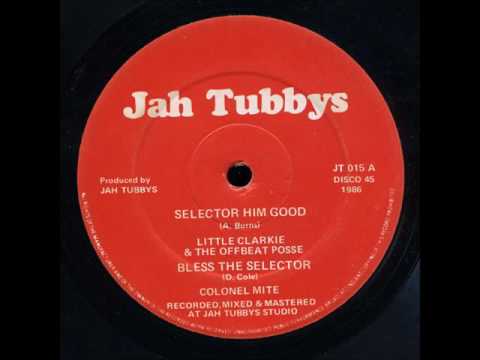 Colonel Mite - Bless The Selector - 12" Jah Tubbys 1986 - KILLER UK DIGITAL 80'S DANCEHALL