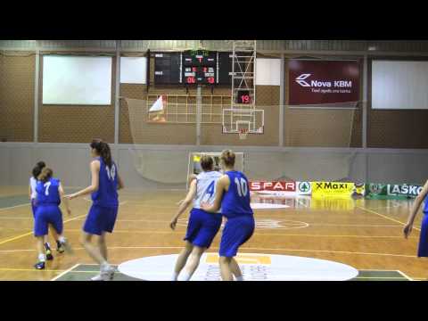 slovenska-kosarka.si: Odlomek s tekme Athlete Celje - Triglav (kadetinje)