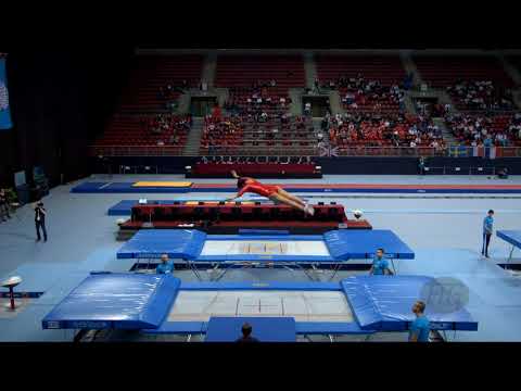 PIONTEK Hally (USA) - 2017 Trampoline Worlds, Sofia (BUL) - Qualification Trampoline Routine 1