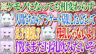 ケモケモな姿になっても相変わらずな発言をするおかゆｗ【ホロライブ切り抜き/白上フブキ/猫又おかゆ】