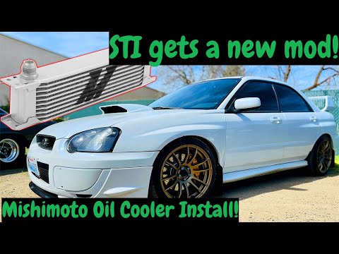 Mishimoto Oil Cooler Install on my Blobeye - 2004 Subaru WRX STI