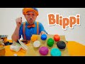 Blippi Learning Shapes And Colors With Clay Arts And Crafts Videos For Kids
