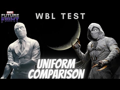 [MFF] Moon Knight uniform Comparison in WBL - Marvel Future Fight #MFF #futurefight