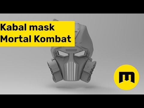 Kabal mask from Mortal Kombat(3D model ready for 3D printing)