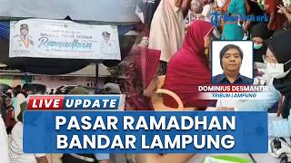 Warga Serbu Sembako Murah di Pasar Ramadhan Pemkot Bandar Lampung