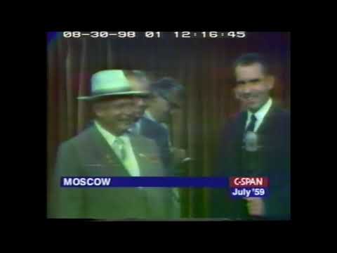 Khrushchev vs. Nixon Kitchen Debate (Moscow, 1959)