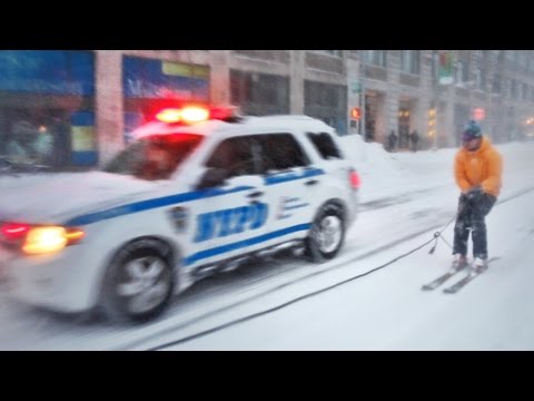 Snowboarding And Skiing In New York City