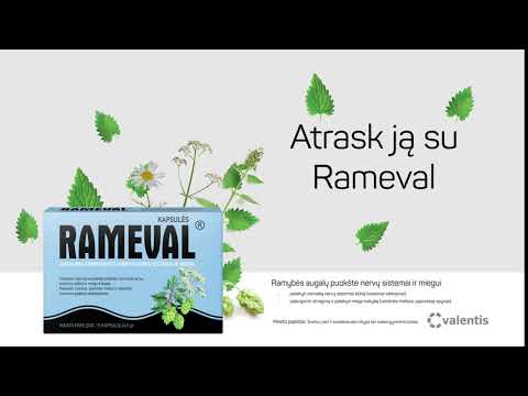 RAMEVAL, 15 kapsulių