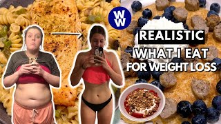 What I Eat In A Day For WEIGHT LOSS | WeightWatchers | Realistic Weight Loss & HEALTHY recipes