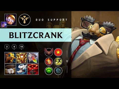 Blitzcrank Support vs Soraka - VN Grandmaster Patch 25.24
