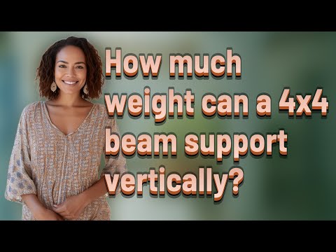 How Much Weight Can A 6x6 Post Support Vertically