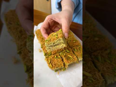 ✨Kunafa Pistachio Barfi✨