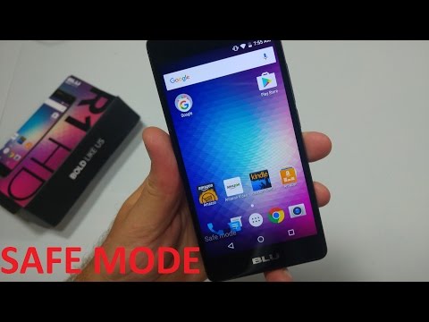BLU R1 HD How to turn on or enable SAFE MODE to troubleshoot your device