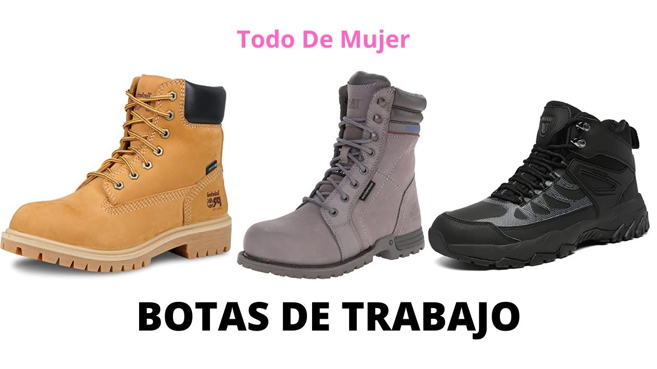 🥾9 BOTAS DE TRABAJO PARA MUJER / DISEÑOS 2021 2022 /Todo De Mujer